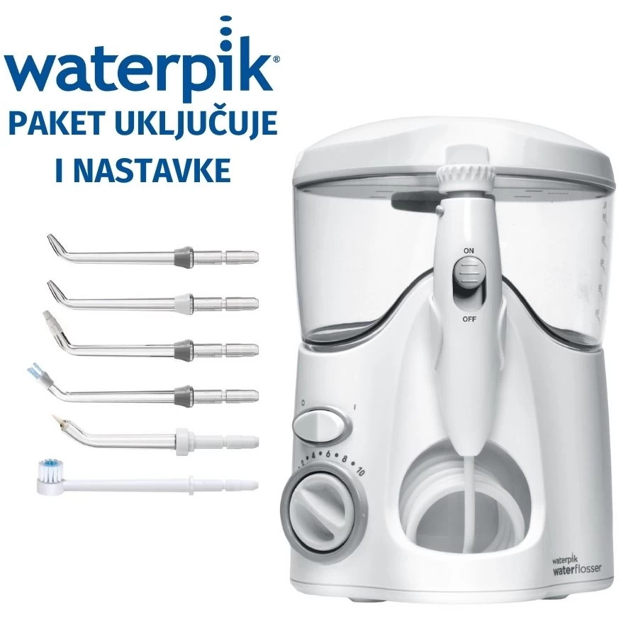 Waterpik® ULTRA Water Flosser Oralni Tuš WP100 BELI