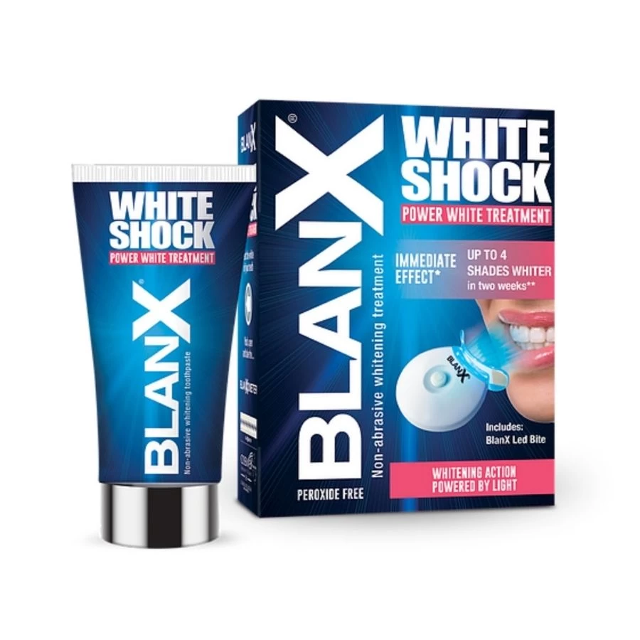 BLANX White Shock Pasta za Izbeljivanje Zuba 50 mL + LED Uređaj