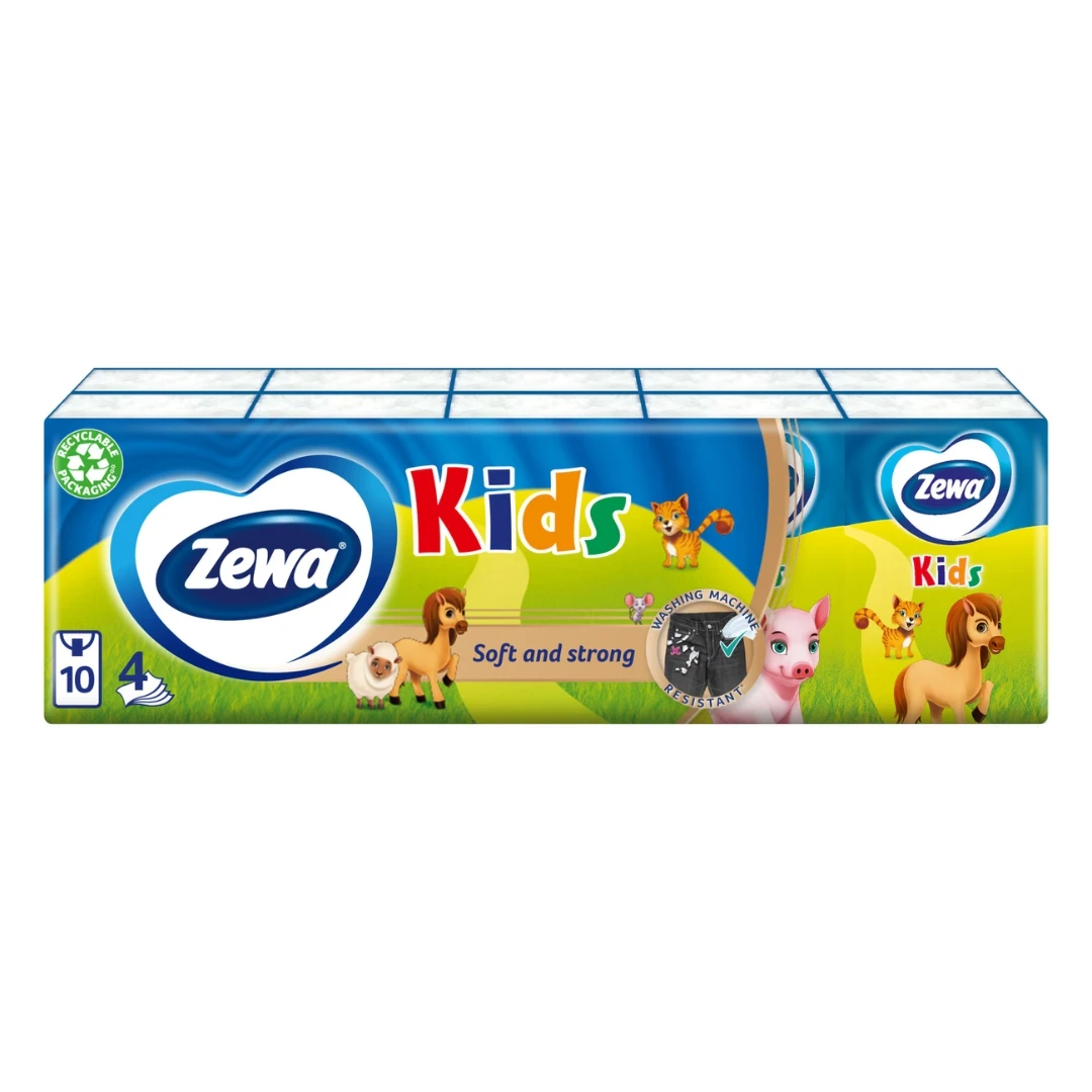 Zewa® Kids Papirne Maramice za Nos 10 Komada