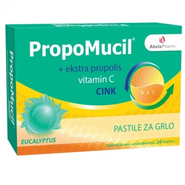 PropoMucil® Eukaliptus 24 Pastile