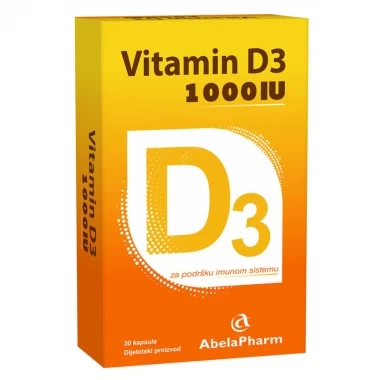 Vitamin D3 1000 IJ 30 Kapsula