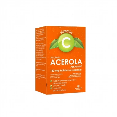 ACEROLA 180 mg Alkaloid 30 Tableta