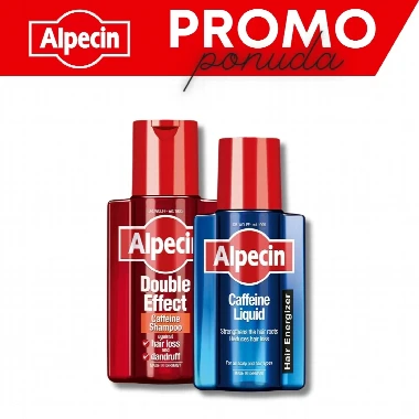 Alpecin PROMO Double Effect Kofeinski Šampon i Kofeinski Losion