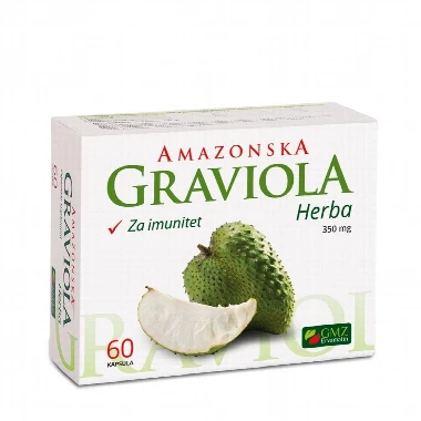 Amazonska GRAVIOLA Herba 60 Kapsula