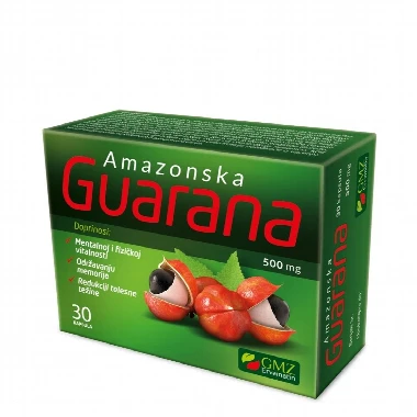Amazonska Guarana 500 mg 30 Kapsula