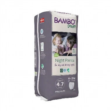 BAMBO® Dreamy Noćne Gaćice Ž 15-35 Kg 10 Gaćica