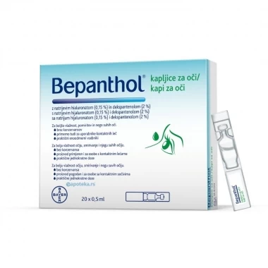 Bepanthol® Kapi za Oči 20 x 0.5 mL