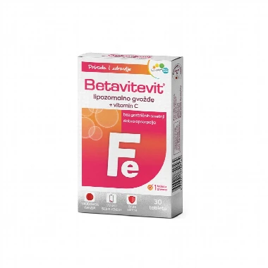 Betavitevit® Gvožđe + Vitamin C 30 Tableta