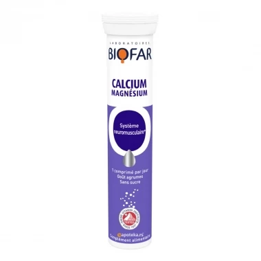 BIOFAR Kalcijum+Magnezijum, 20 Eff
