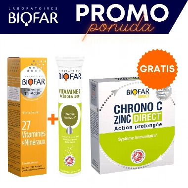 BIOFAR PROMO Vitamini + CHRONO C ZINC Gratis 