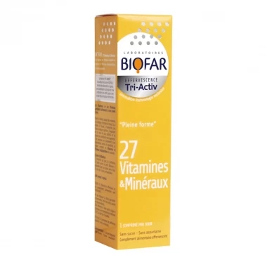 BIOFAR TriActiv  27 Vitamines and Mineraux, 15 Eff