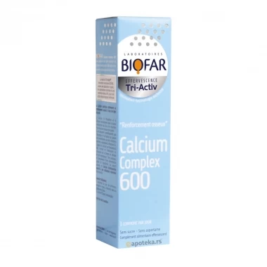 BIOFAR TriActiv Calcium Complex 600; 15 Eff