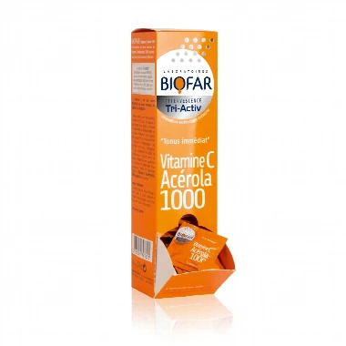 BIOFAR TriActiv Vitamin C ACEROLA 1000, 50 Eff