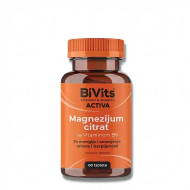 BiVits® Magnezijum Citrat + B6 60 Tableta