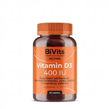 BiVits® Vitamin D3 400 IU 60 Tableta
