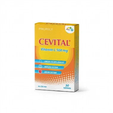 CEVITAL Vitamin C 500 mg 30 Tableta