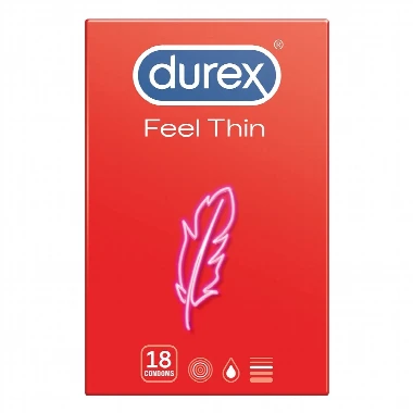 Durex® Kondomi Feel Thin 18 Kondoma