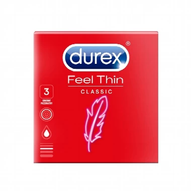 Durex® Kondomi Feel Thin 3 Kondoma