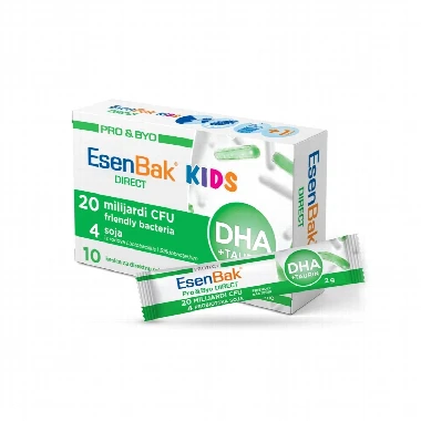 EsenBak® DIRECT KIDS + DHA + Taurin 10 Kesica