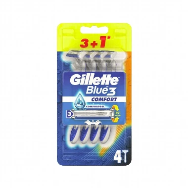 Gillette® Brijač BLUE 3 Comfort 3+1, 4 Brijača