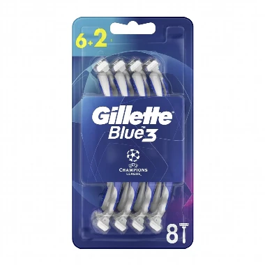Gillette® Brijač BLUE 3 6+2, 8 Brijača