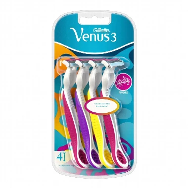 Gillette® Venus3 Brijač Colors 4 Brijača