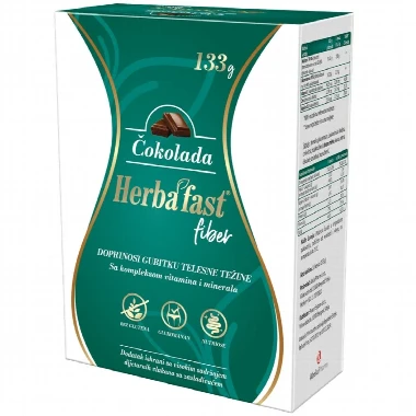 Herbafast® Fiber Čokolada 10 Kesica