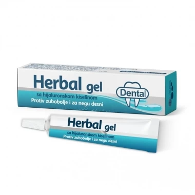 Herbal Gel sa Hijaluronskom Kiselinom Protiv Zubobolje 5 g