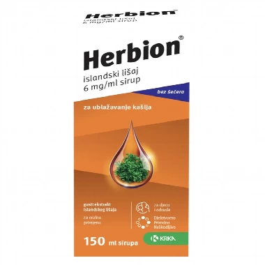 Herbion Sirup od Islandskog Lišaja 150 mL