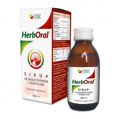 HerbOral® Sirup sa Jagorčevinom i Acerolom 125 mL