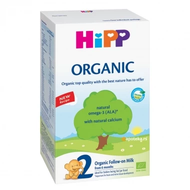 HIPP Mleko za Bebe ORGANIC 2 800g