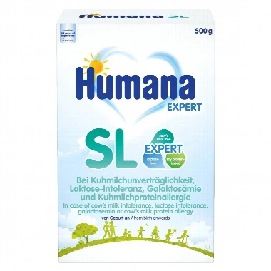 Humana EXPERT SL Mleko bez Kazeina, Laktoze i Glutena 500 g