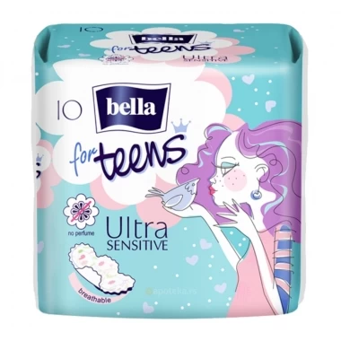 Bella Teens Ultra Sensitive Higijenski Ulošci 10