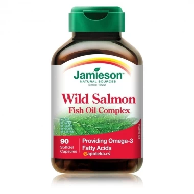 Jamieson™ Wild Salmon Fish Oils  90 Kapsula