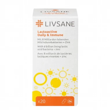 LIVSANE Lactoactive Daily & Immune 20 Kapsula
