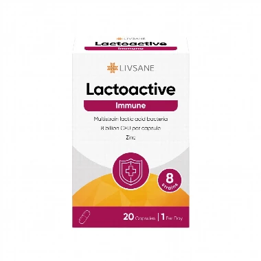 LIVSANE Lactoactive Immune 20 Kapsula