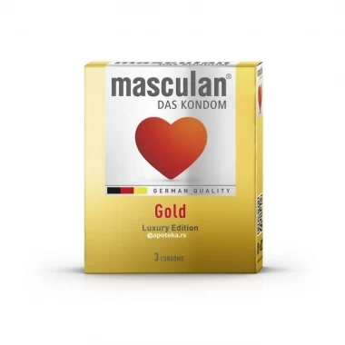 Masculan Gold Luxury - 3 Kondoma