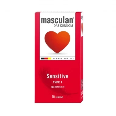 Masculan TYPE 1 Sensitive - 10 Kondoma