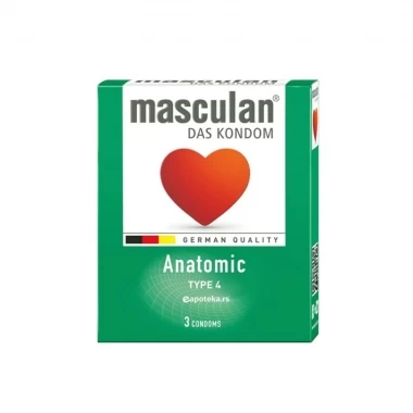 Masculan TYPE 4 Anatomic - 3 Kondoma