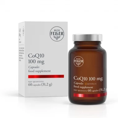 M.E.V. FELLER Co Q10 100 mg 60 Kapsula