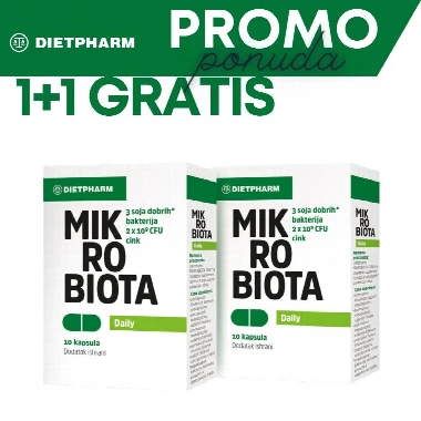 Mikrobiota Daily Probiotik 1+1 GRATIS