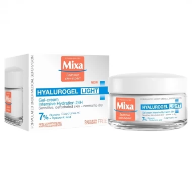 MIXA Hyalurogel Light Gel-Krema za Lice 50 mL