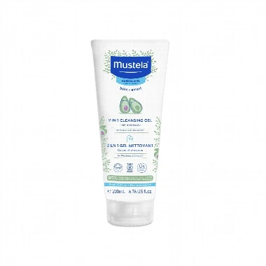 Mustela® 2u1 Šampon za Pranje Kose i Tela 200 mL