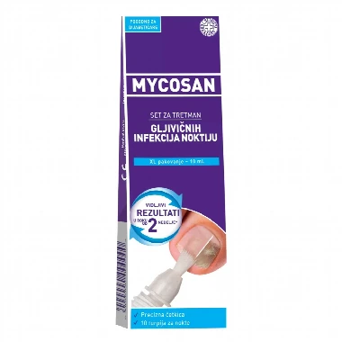 MYCOSAN Set za Tretman Gljivičnih Infekcija Noktiju 10 mL