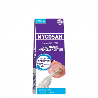 MYCOSAN Set za Tretman Gljivičnih Infekcija Noktiju 5 mL