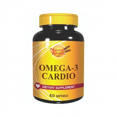 Natural Wealth® Omega 3 CARDIO 1000 mg - 60 Kapsula 