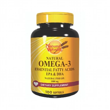 Natural Wealth® OMEGA 3 Natural 1000 mg  100 Kapsula