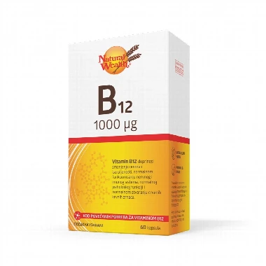 Natural Wealth® Vitamin B12 1000 mcg 60 Tableta