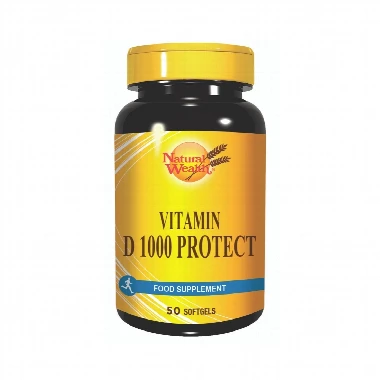 Natural Wealth® Vitamin D 1000 Protect 50 Kapsula