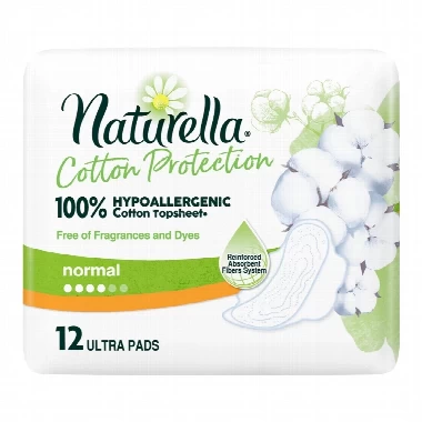 Naturella® Cotton Protection Ulošci NORMAL 12